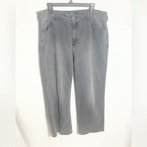 Hollister Ultra High Rise Baggy Jeans Women’s 16S Gray Vintage Stretch